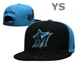 MLB Miami Marlins Snapback Hat (36)